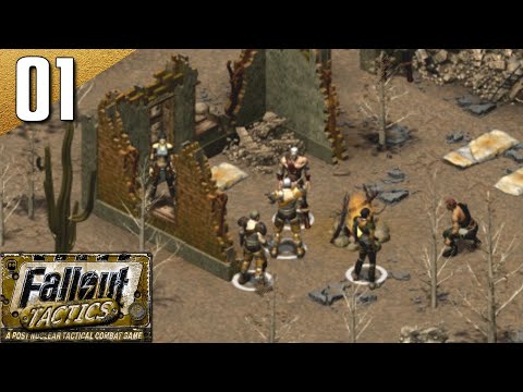 Fallout Tactics: 100% (Insane) Walkthrough Part 1 - Brahmin Wood (No Commentary)