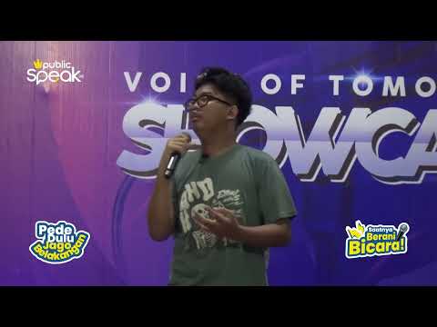 Video dokumentasi unjuk keberanian bicara dan public speaking siswa Speak Corner Serang episode 28