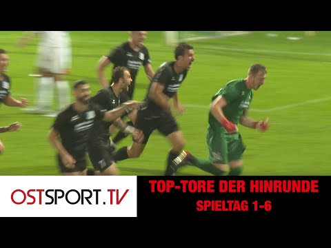 Die besten Tore der Hinrunde - Spieltag 1 bis 6 | Regionalliga Nordost | OSTSPORT.TV