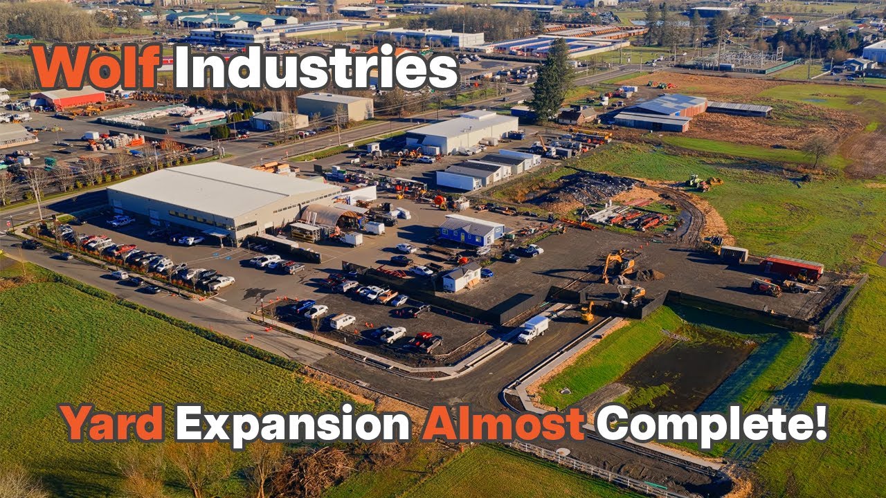 Modular Home Builder Yard Expansion | We're Almost Finished Expanding Our Yard | Wolf Industries