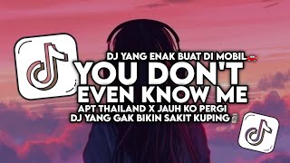Download lagu DJ Wadeday Wadeday - You Don't Even Know Me X APT Thailand X Jauh Ko pergi Buat Santai (Slow Bass) mp3 Download lagu DJ Wadeday Wadeday - You Don't Even Know Me X APT Thailand X Jauh Ko pergi Buat Santai (Slow Bass) mp3