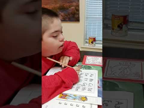 Phonics morning routine before reading.