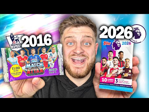 TOPPS PREMIER LEAGUE PACK-ÖFFNUNG: VERGANGENHEIT vs. GEGENWART! (10 Jahre!)