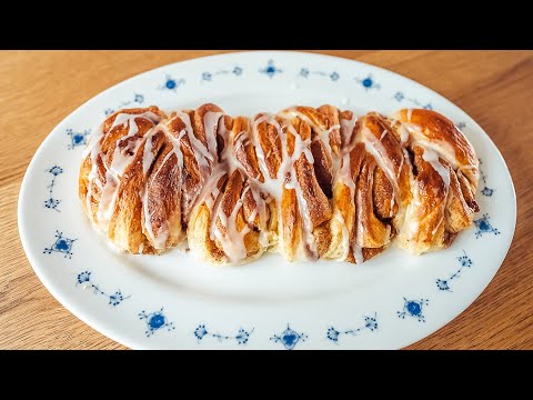 Kanelstang - Traditional Danish Cinnamon Twist