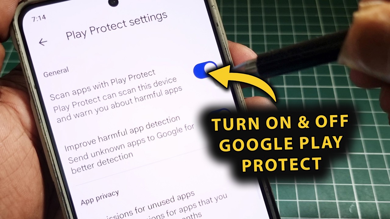 How To Turn On & Turn Off Google Play Protect Scanning Android Apps! (Stop Malware Now!)