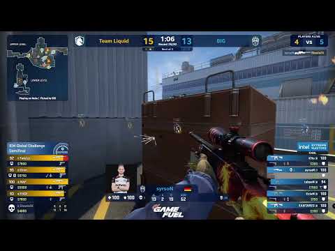 LIVE: BIG vs. Team Liquid - IEM Global Challenge - Semi-final