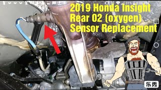 2019 - 2021 Honda Insight 02 sensor replacement (rear post cat)