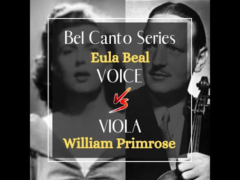 Bel Canto Series | William Primrose vs Aula Beal | Tchaikovsky - "None but the lonely heart"
