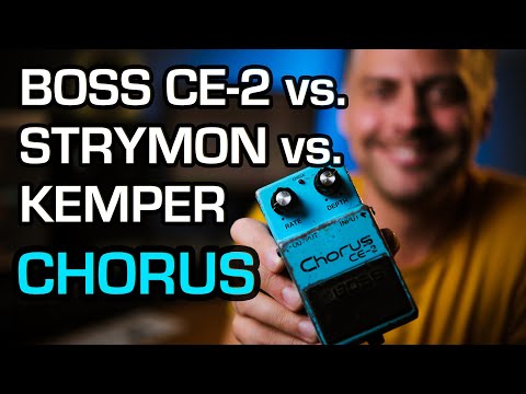 BOSS CE-2 vs STRYMON Mobius vs KEMPER Vintage Chorus - can we even tell a difference?