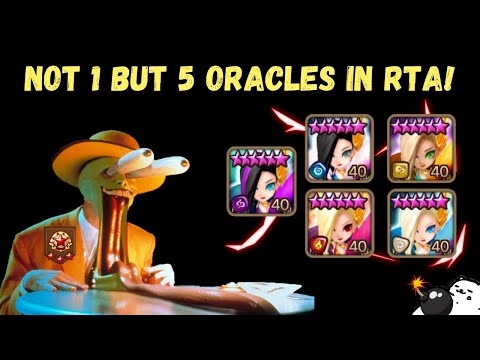 What happens when you meet a Family of ORACLES? | Summoners War (Arena)