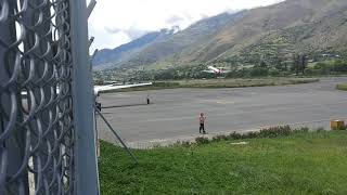 preview picture of video 'Aeropuerto de Huánuco despegue WayraPerú'