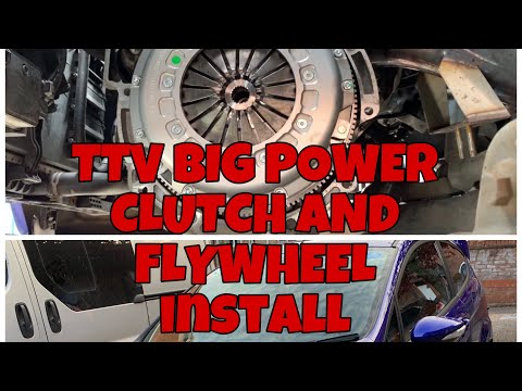 Stage 4 Revo Fiesta ST TTV Clutch install and super billet flywheel