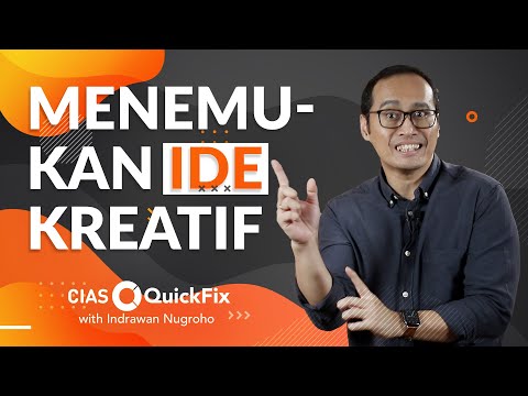 , title : 'Cara Menemukan Ide Kreatif | CIAS QuickFix with Dr. Indrawan Nugroho'