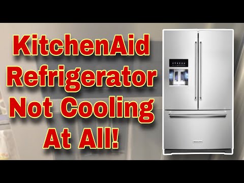How to Fix KitchenAid Refrigerator Not Cooling At ALL | Model #KRFF507HPS00