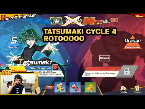 TIPS LAWAN TATSUMAKI CYCLE 4 HERO X MONSTER - One Punch Man The Strongest
