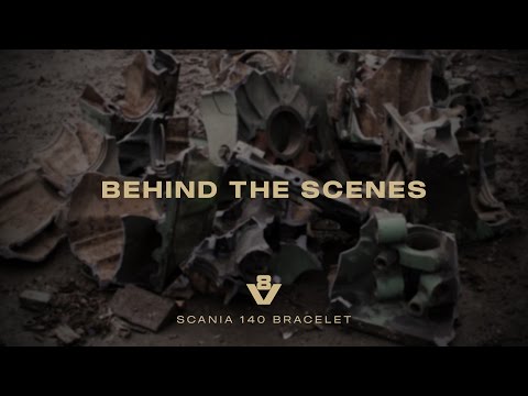 The making of the Scania 140 V8 cast iron bracelet
