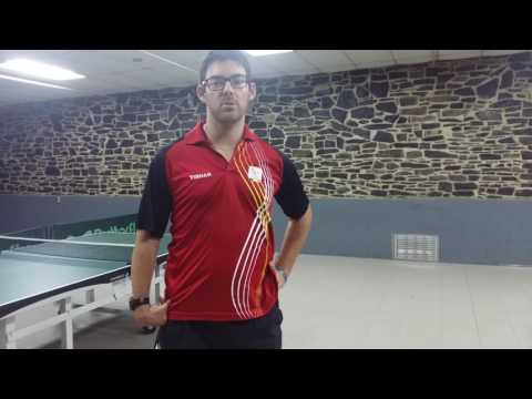 MARC LEDOUX  BELGIAN  PARALYMPIC  TABLE TENNIS  PLAYER "CLASS TT M8."