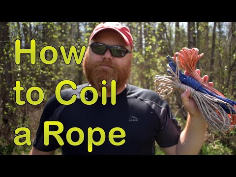Bear Hang: How to Coil a Rope to Throw Tangle Free