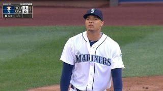 HOU@SEA: Walker strikes out career-high 11 Astros
