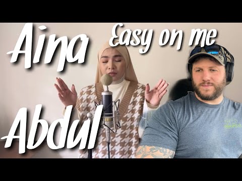 Truck Driver Reacts | Aina Abdul - Easy On Me (Adele Cover)