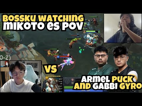 MIKOTO ES GINAWANG SISIG ANG PUCK NI ARMEL | BOSSKU REACTION SA POV ES NI MIKOTO VS ARMEL AND GABBI
