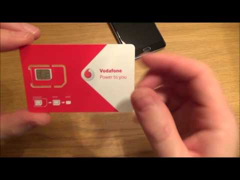 Vodafone Smart Ultra 7 Ladegerät und SIM-Karten-Setup