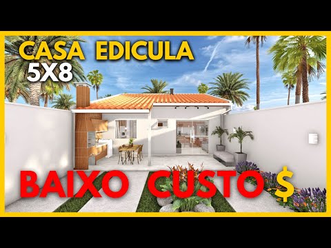 SMALL SIMPLE OUTBUILDING HOUSE │ 1 BEDROOM │ 5X8 │ 40M² │ 8X20 LOT