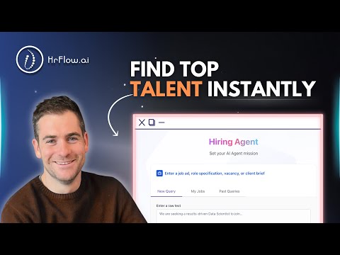 Introducing HrFlow.ai Hiring Agent — Your AI Widget to find top talent instantly