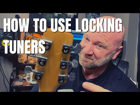 How to Use Locking Tuners on Acoustic Guitar (D'Addario Auto-Trim)