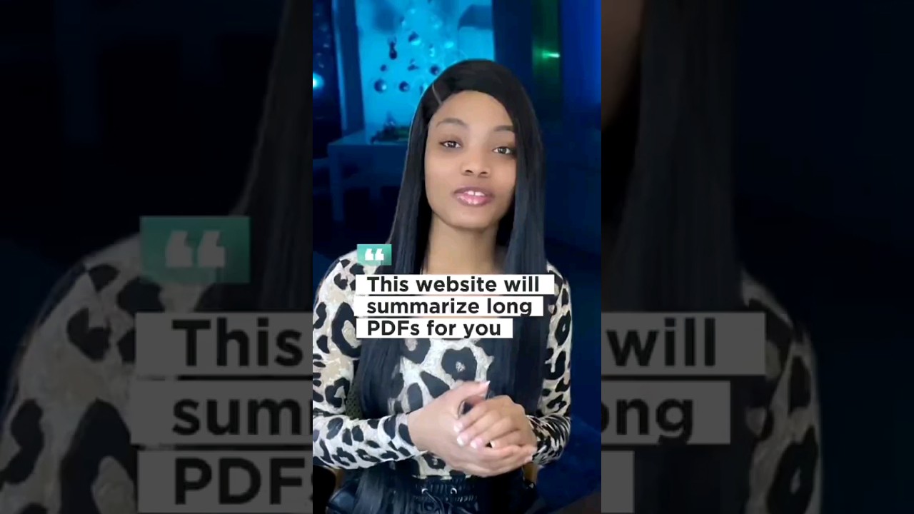 website that summarize PDF files for you 🤯🤯