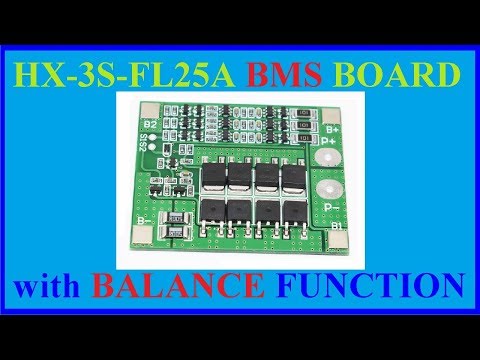 HX-3S-Fl25A-A (56*45*1.2mm )3s Bms Green video