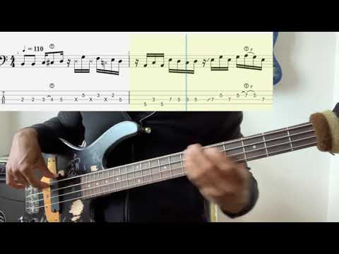 Bass Lessons | Licks 124 Tapping C
