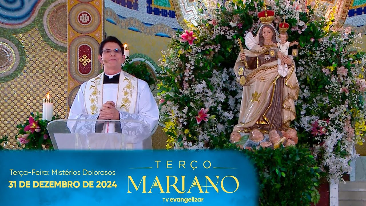 Terça-Feira: Mistérios Dolorosos | Terço Mariano com @PadreManzottiOficial  | 31/12/24