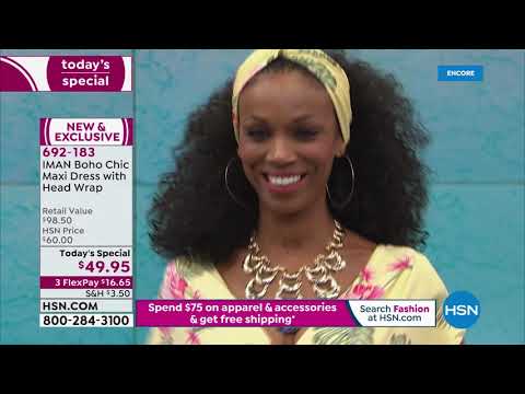 HSN | IMAN Global Chic Fashions 05.17.2020 - 06 AM