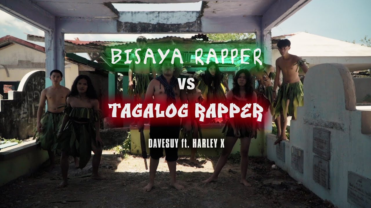 Bisaya Rapper vs Tagalog Rapper (Music Video) - Davesuy ft.  Harley x