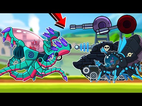 TANK KRAKEN VS ALL BOSSES in EPIC JOURNEY - Hills of Steel