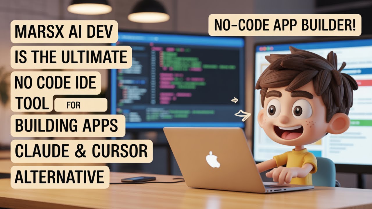 MarsX AI Dev is the ULTIMATE No Code IDE Tool for Building Apps Fast – Claude &amp; Cursor Alternative