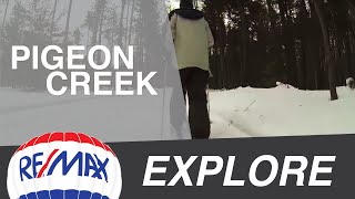 preview picture of video 'Pigeon Creek Park | Cross Country Skiing, Snow Shoe Trails, Sledding'