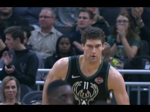 Brook Lopez Highlights vs Suns RS19G18 - 7 Pts, 4 Blks (23.11.18)