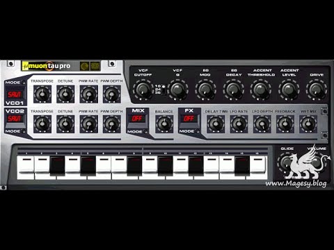 Free Download Muon Tau Pro Bassline Synthesizer v2.0 VSTi x86 WiN-AiR