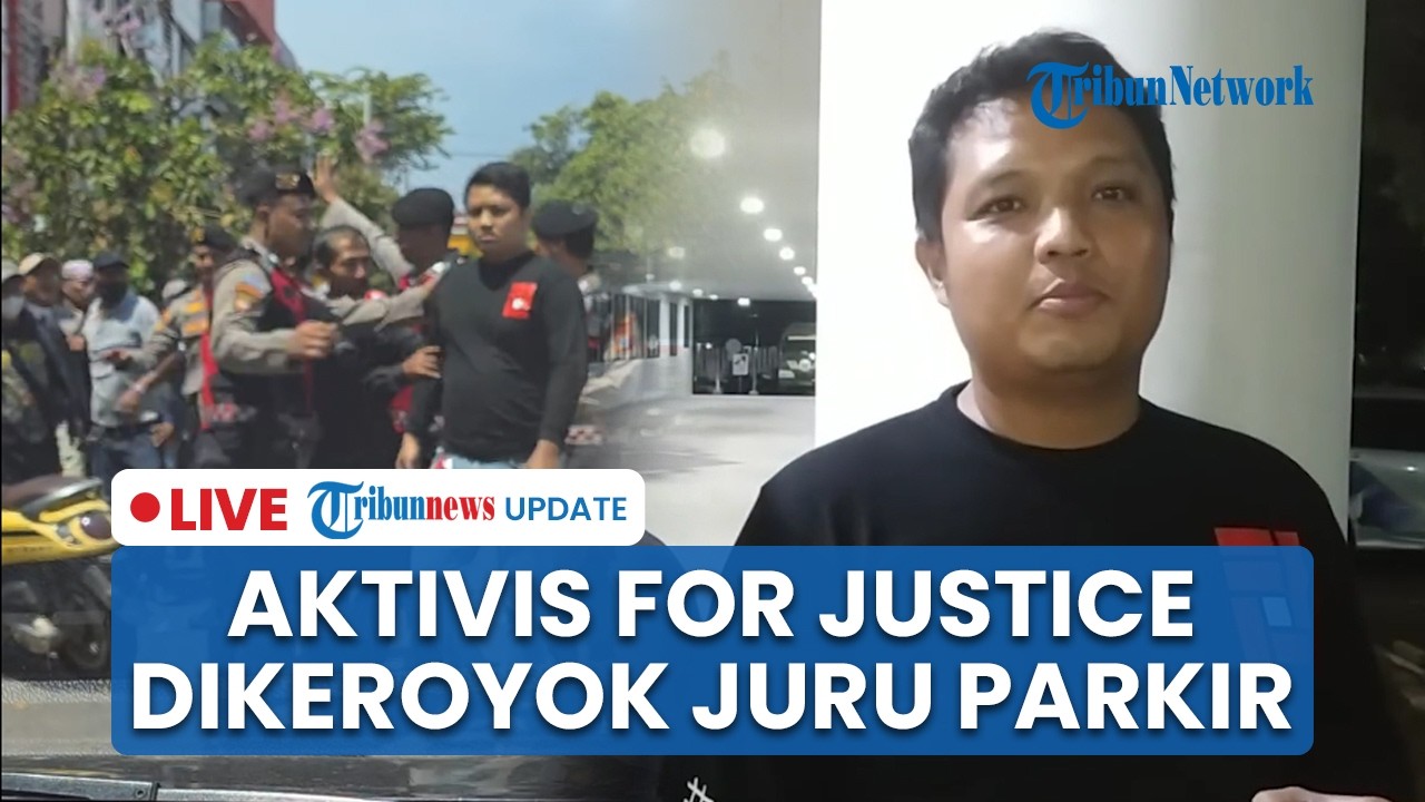 LIVE: Aktivis For Justice Dikeroyok Belasan Juru Parkir Liar di Surabaya,Tolak Program Digitalisasi