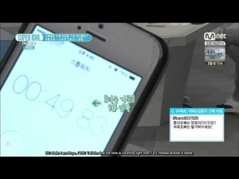 [ENG SUB] 140829 Super Idol Chart Show Hoya Phone Call