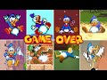 Evolution Of Donald Duck Death Animation Game Over 1991 2023