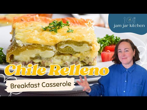 The best CHILE RELLENO BREAKFAST CASSEROLE recipe!