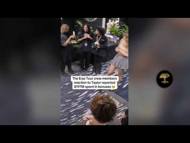 Taylor Swift deja a su equipo boquiabierto con una suma exorbitante en bonos sorpresa