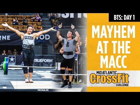 MAYHEM AT THE MACC // CrossFit Semifinal BTS: Day 1