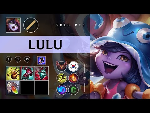 Lulu Mid vs Twisted Fate - KR Grandmaster Patch 26.01