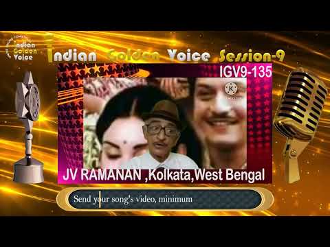 JV RAMANAN - Online Singing Competition - Indian Golden Voice Session 9 - Mangrove Production