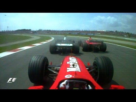 Barrichello Surprises The Schumachers, 2000 Spanish Grand Prix | F1 Classic Onboard