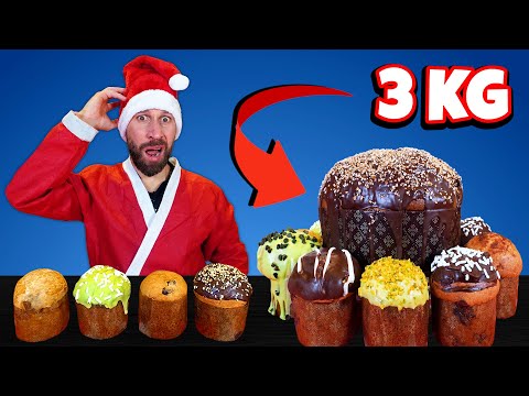 All You Can Eat of GOURMET Multi-Flavour PANETTONE FILLED WITH CREAMS!